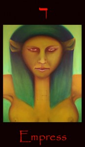 Tarot Major Arcana card Empress, Venus, jupiter
